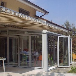 Sonnenschutz 20-Gelenkarmstore-Stoff