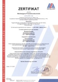 Produktionskontrolle knecht Produktionskontrolle